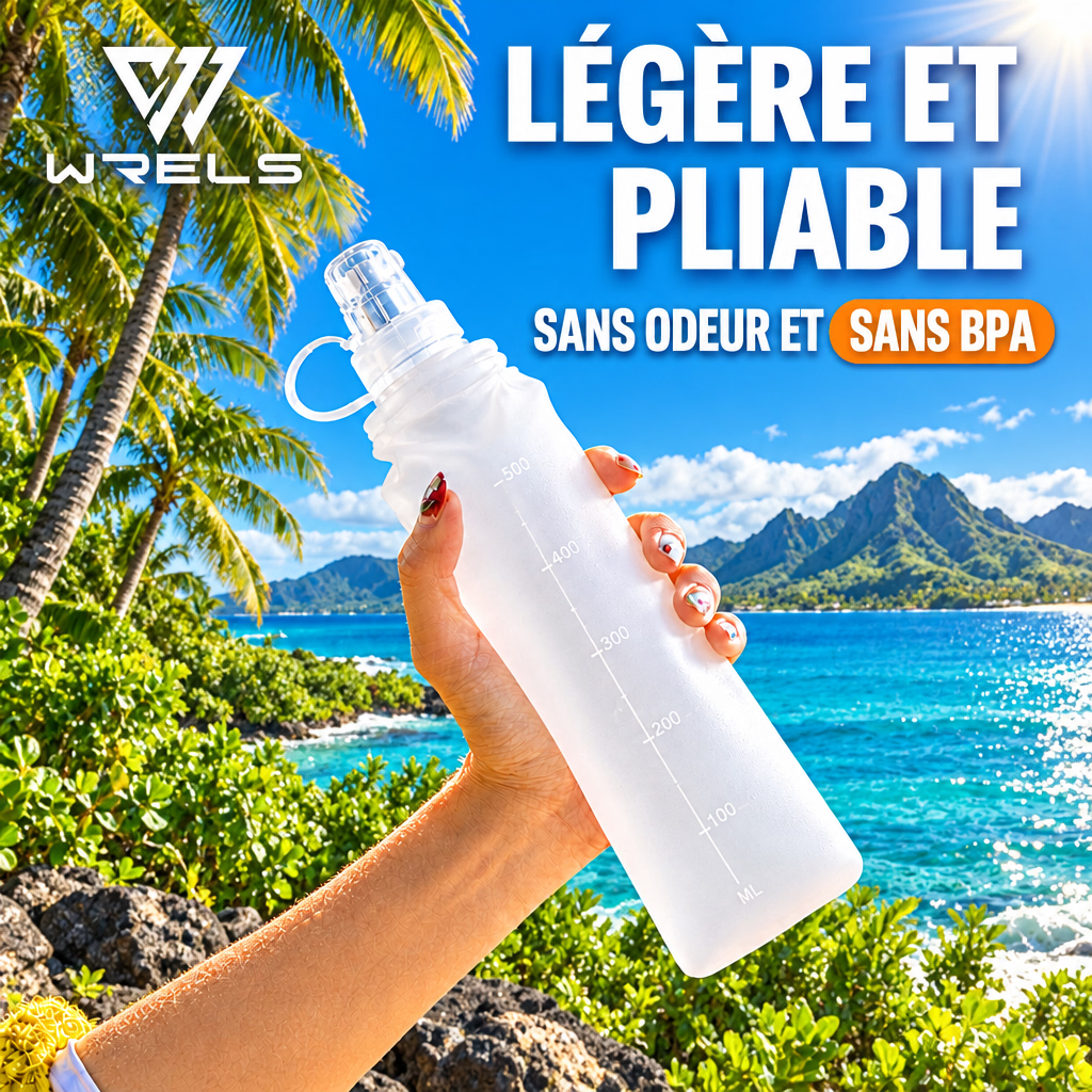 GOURDE D'EAU PLIABLE